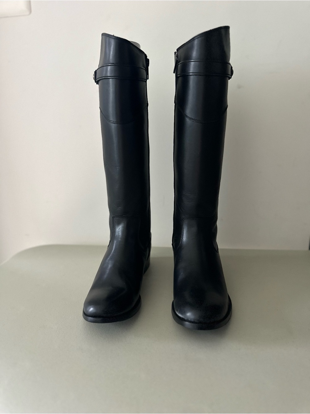 NIB Frye Molly Button Tall Boots BLACK 7M NIB - Picture 2 of 4